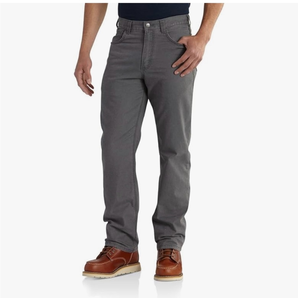 Carhartt Rugged Flex Rigby Five Pocket Straight Fit Pant Like New -Sz32x32-Grey